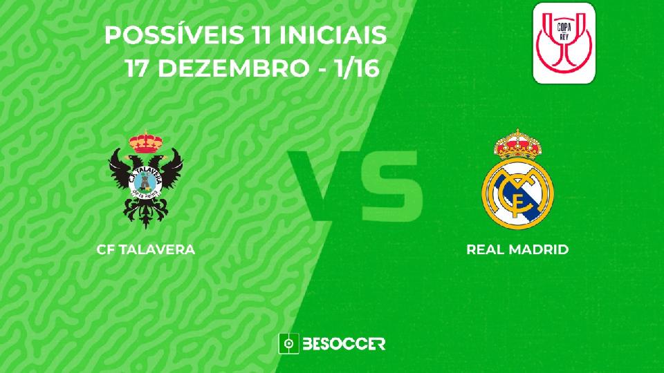 Tavalera - Real Madrid: Veja as prováveis escalações