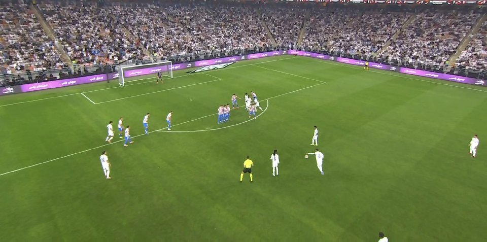 Una barrera amable y un misil de Valverde: el 0-1 del Madrid al minuto 2