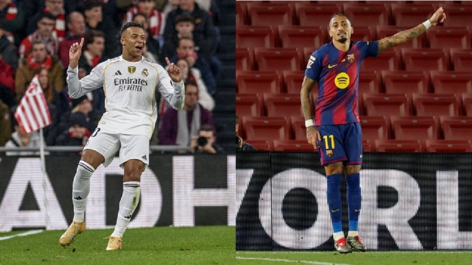 Mbappé y Raphinha, los reyes de los últimos 'Clásicos'