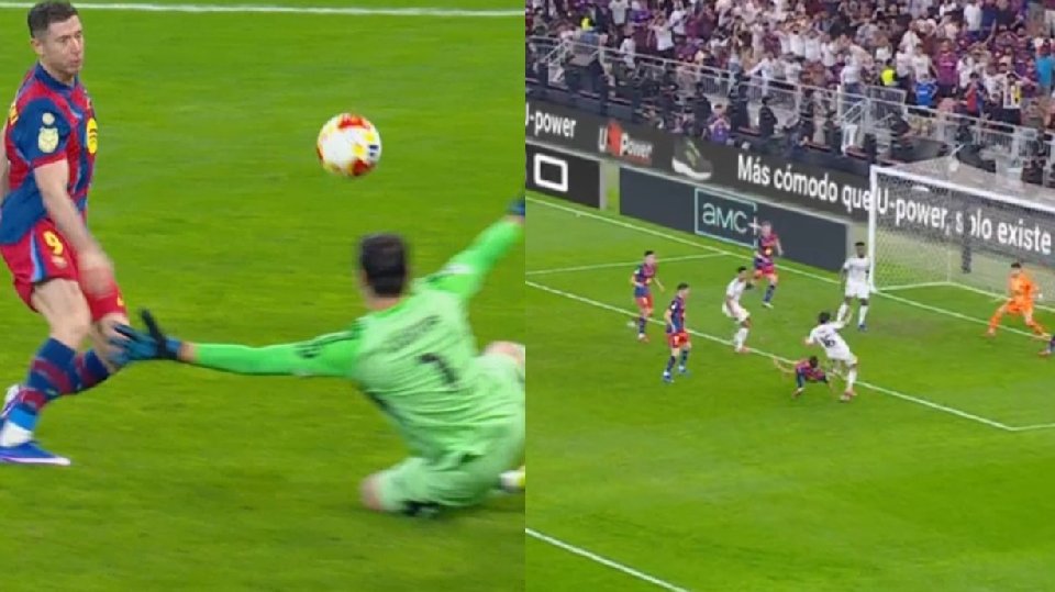 La clásica locura de los 'Clásicos' se enalteció al filo del descanso