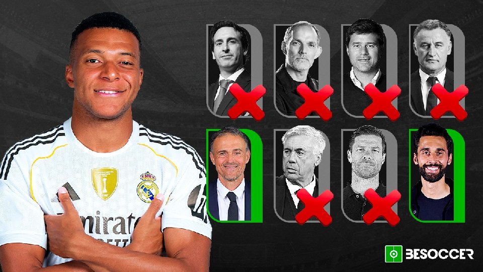 Mbappé, una trituradora de entrenadores